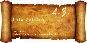 Laib Zelmira névjegykártya