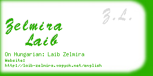 zelmira laib business card